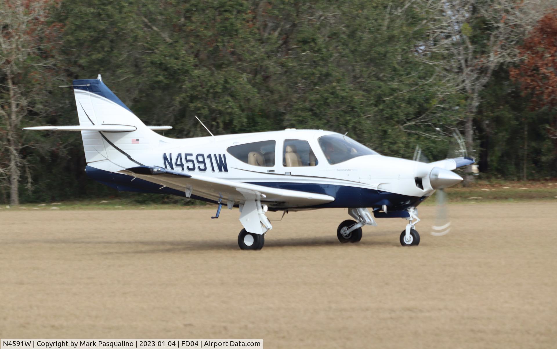 N4591W, 1976 Rockwell International 112TC Commander C/N 13081, Rockwell 112TC