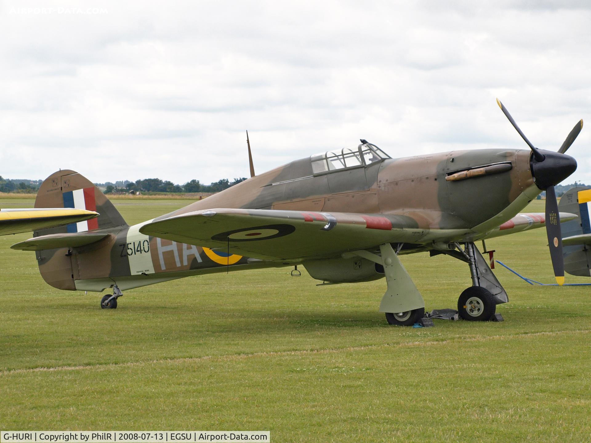 G-HURI, 1942 Hawker (CCF) Hurricane Mk12A C/N 72036, G-HURI 'Z5140' 1942 Hawker Hurricane XIIa Flying Legends Duxford