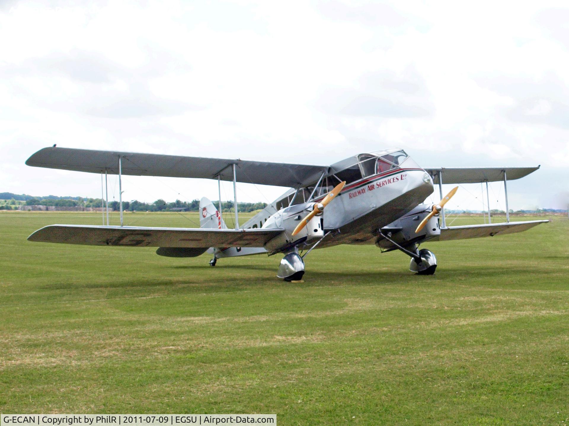 G-ECAN, 1943 De Havilland Australia DH-84 Dragon 3 C/N DHA2048, G-ECAN 1943 DH Australia DH84 Dragon 3 Flying Legends Duxford