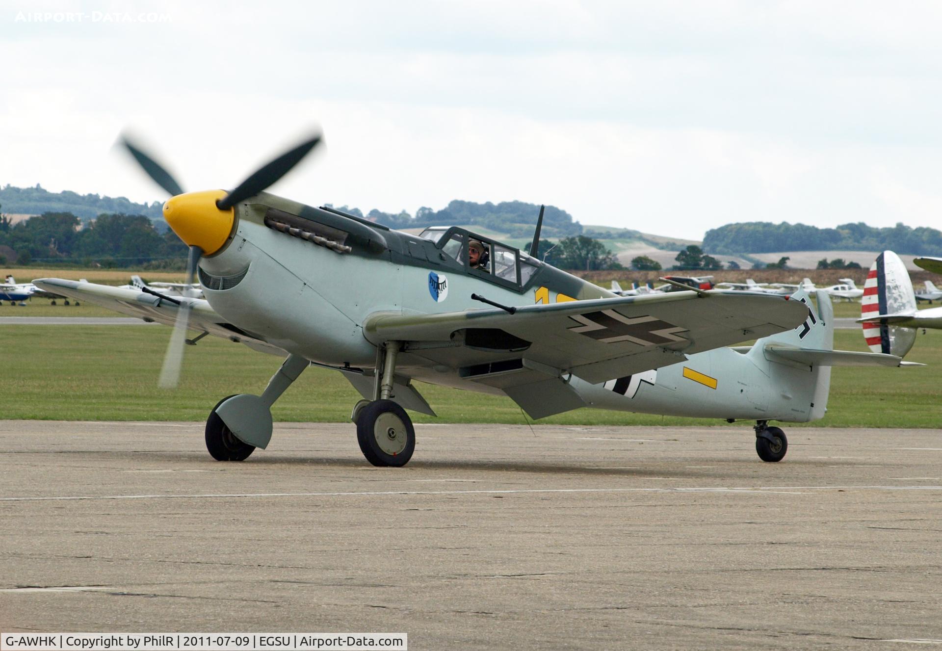 G-AWHK, 1949 Hispano HA-1112-M1L Buchon C/N 172, G-AWHK 1949 Hispano Aviación HA-1112-M1L Buchon Flying Legends Duxford