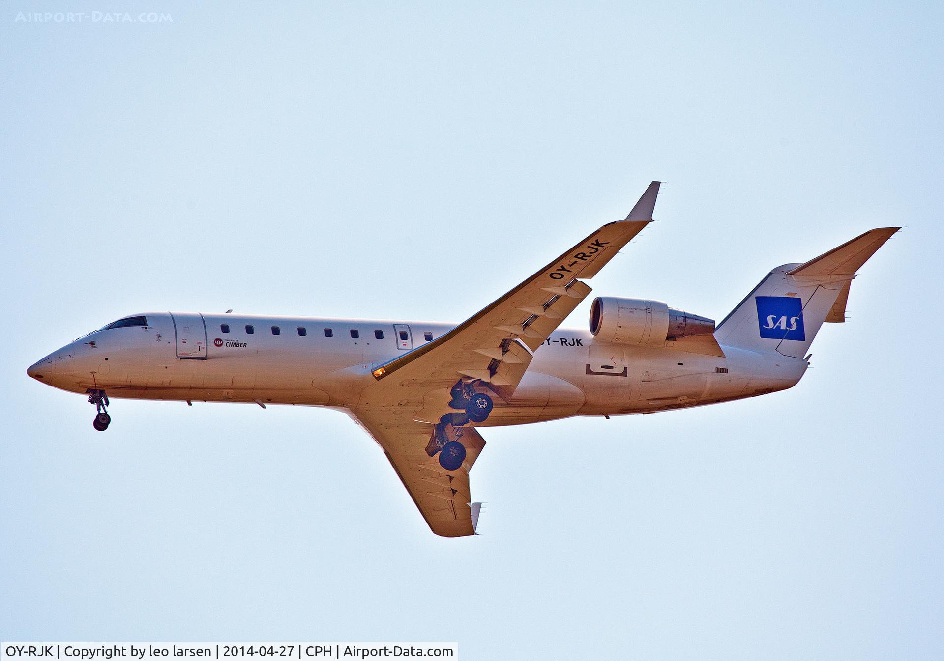 OY-RJK, 2002 Bombardier CRJ-200ER (CL-600-2B19) C/N 7622, Copenhagen 27.4.2014