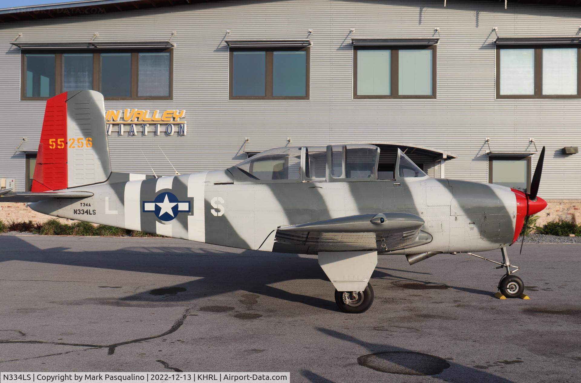 N334LS, 1956 Beech A45 C/N G-813, Beech T-34A