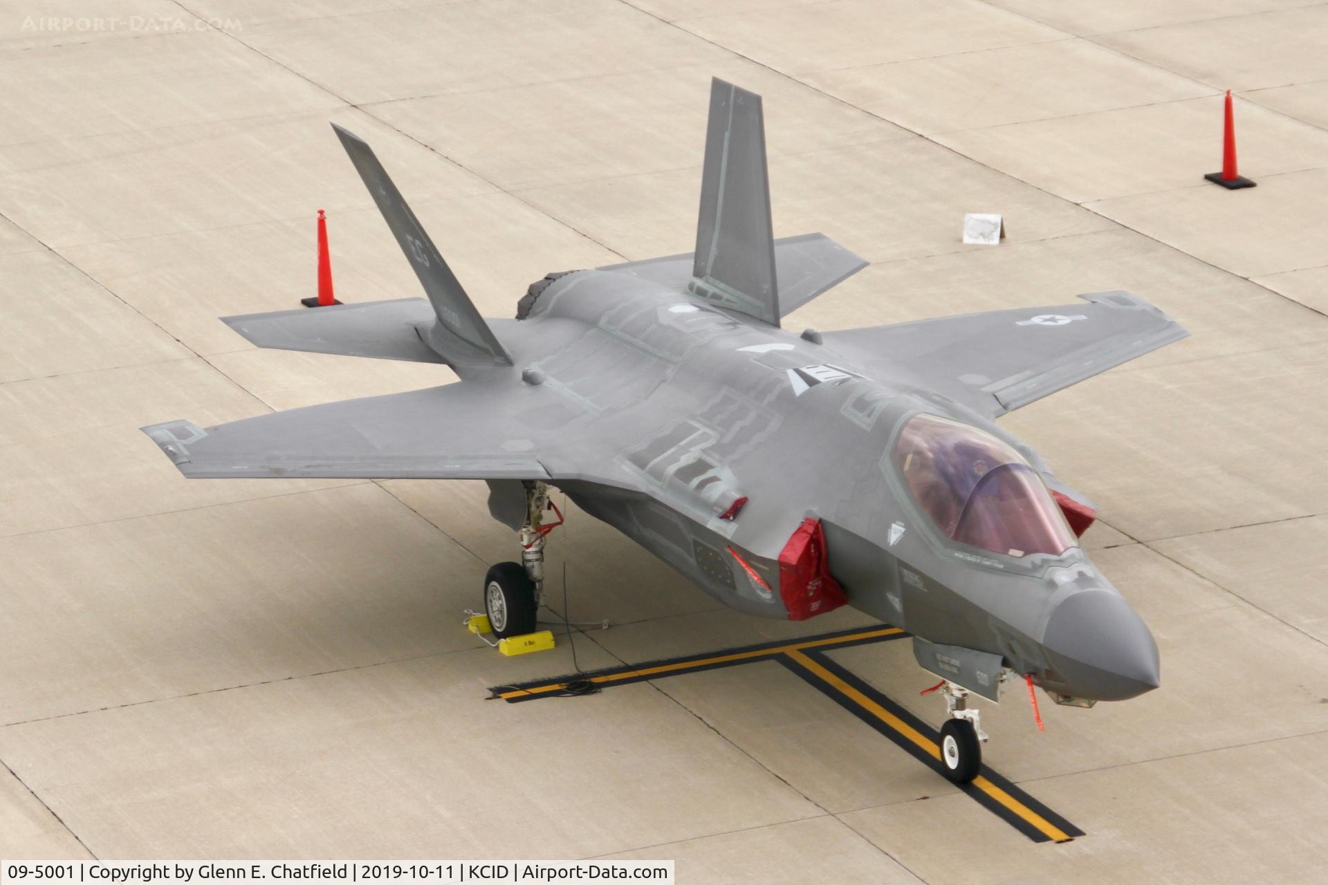 09-5001, 2011 Lockheed Martin F-35A Lightning II C/N AF-14, Photographed from the control tower