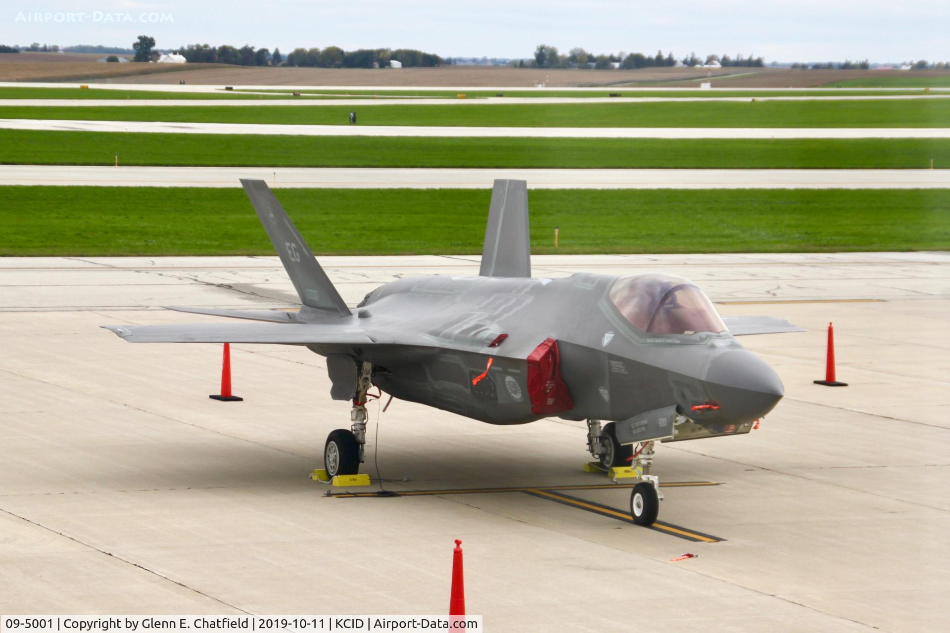 09-5001, 2011 Lockheed Martin F-35A Lightning II C/N AF-14, Photographed from the control tower