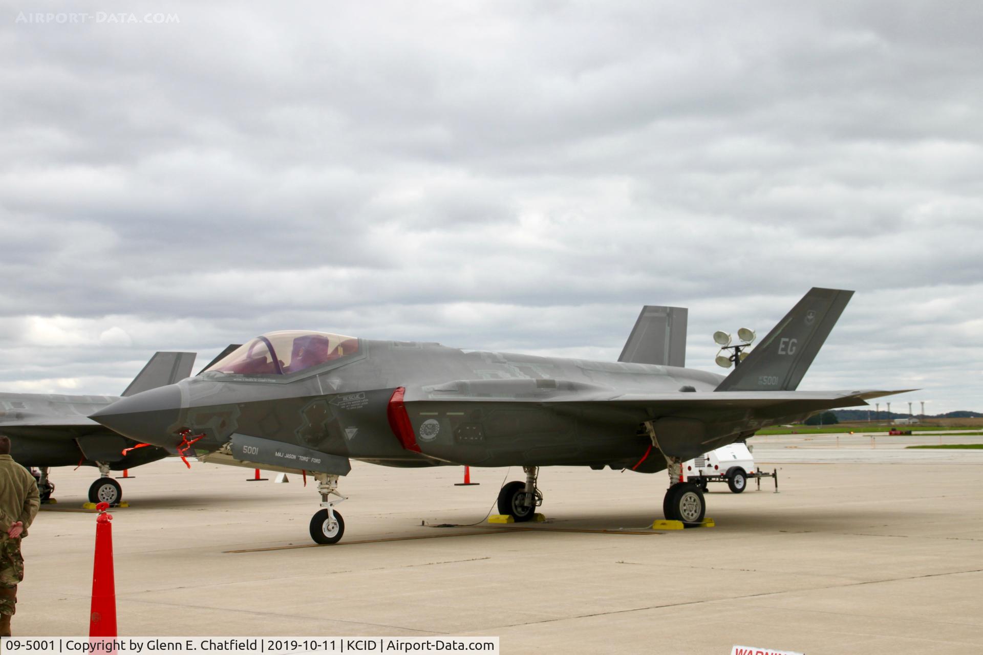 09-5001, 2011 Lockheed Martin F-35A Lightning II C/N AF-14, Photographed from the ramp in front of the control tower