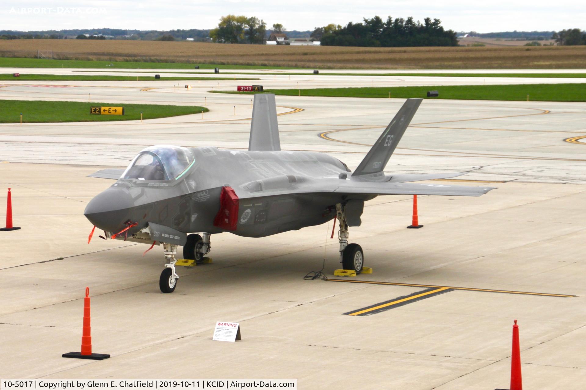 10-5017, 2013 Lockheed Martin F-35A Lightning II C/N AF-29, Photographed from the control tower