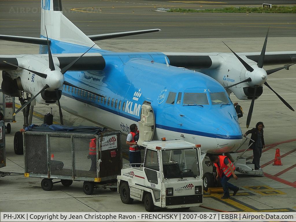 PH-JXK, 1991 Fokker 50 C/N 20233, KLM CityHooper