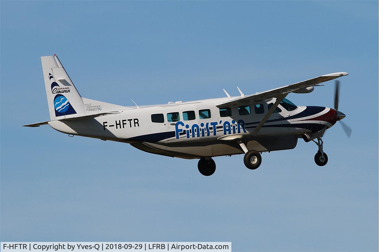 F-HFTR, 2008 Cessna 208B Grand Caravan C/N 208B-2041, Cessna 208B Grand Caravan, Take off rwy 07R, Brest-Bretagne Airport (LFRB-BES)