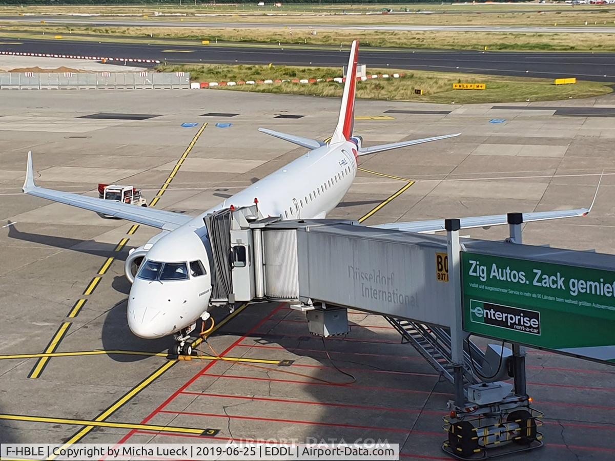 F-HBLE, 2007 Embraer 190AR (ERJ-190-100IGW) C/N 19000123, At Düsseldorf