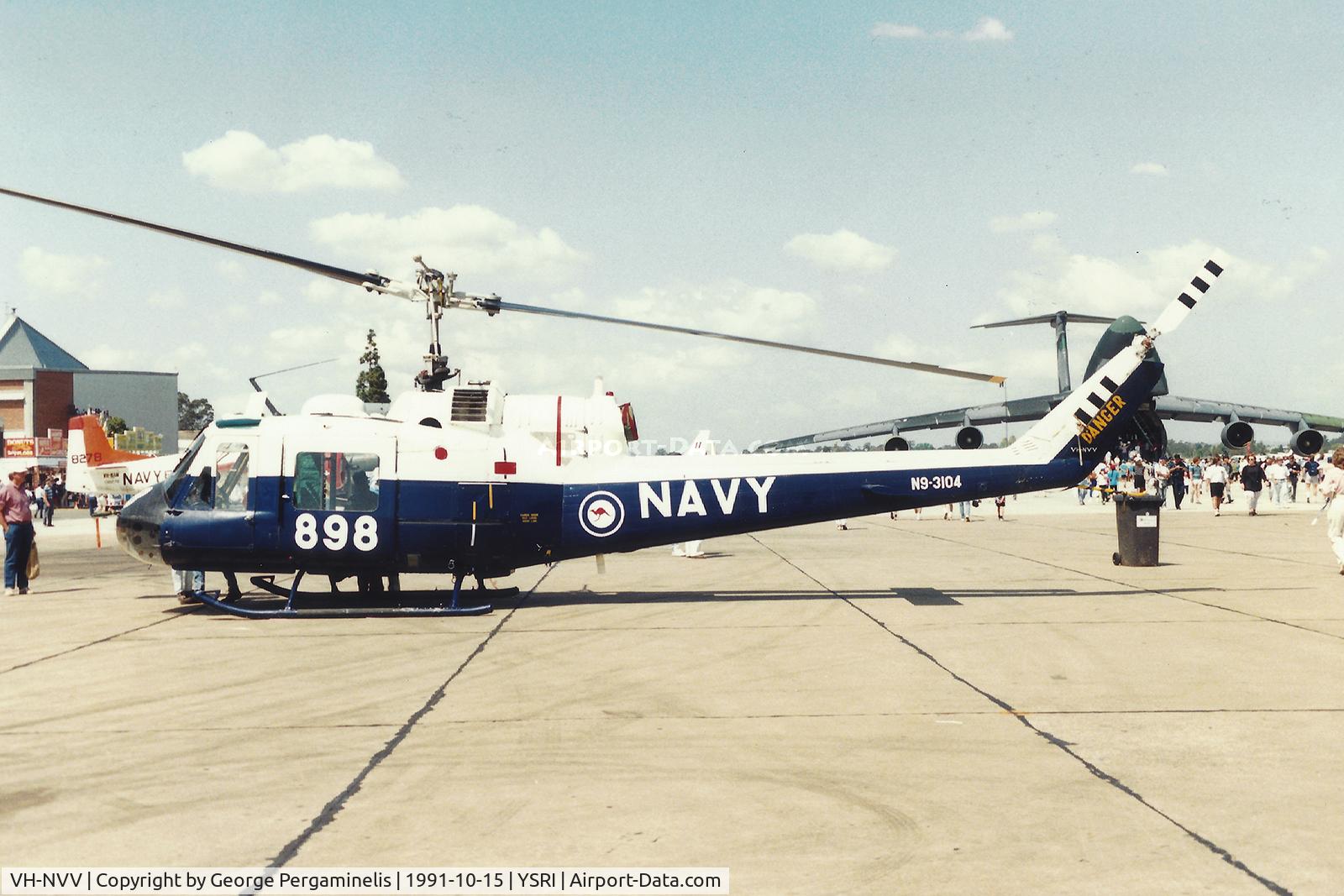 VH-NVV, 1963 Bell UH-1B Iroquois C/N 715, Richmond airshow.