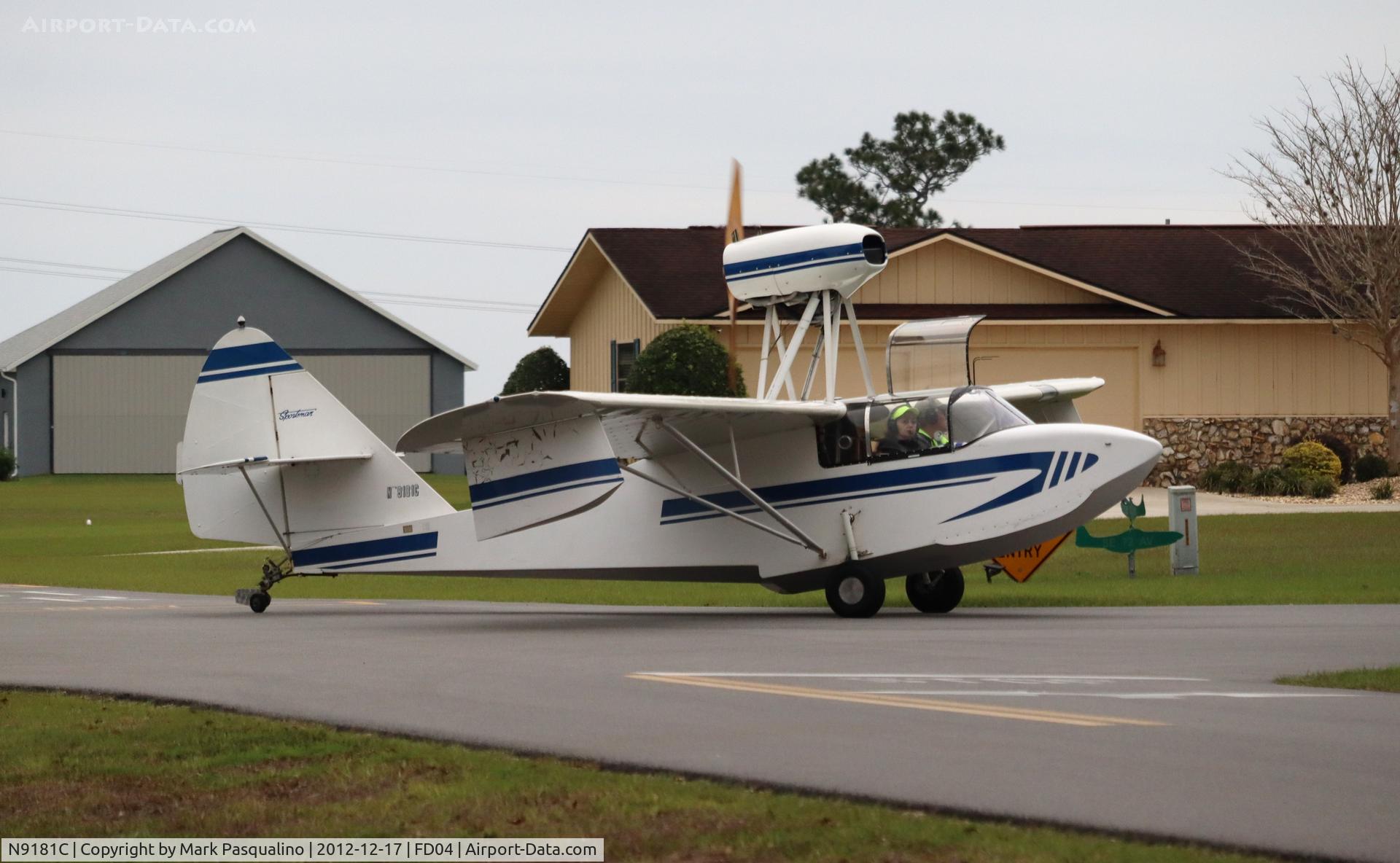 N9181C, Volmer VJ-22 Sportsman C/N 58, Volmer VJ-22 Sportsman