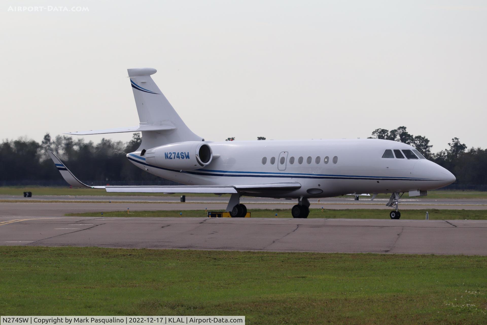 N274SW, 2008 Dassault Falcon 2000EX C/N 155, Falc0n 2000EX