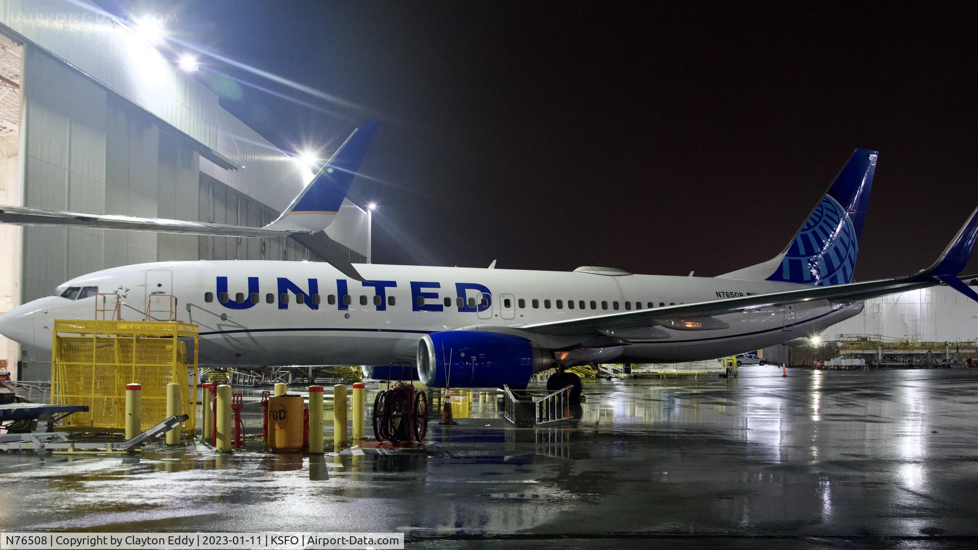 N76508, 2008 Boeing 737-824 C/N 31639, SFO 2023.