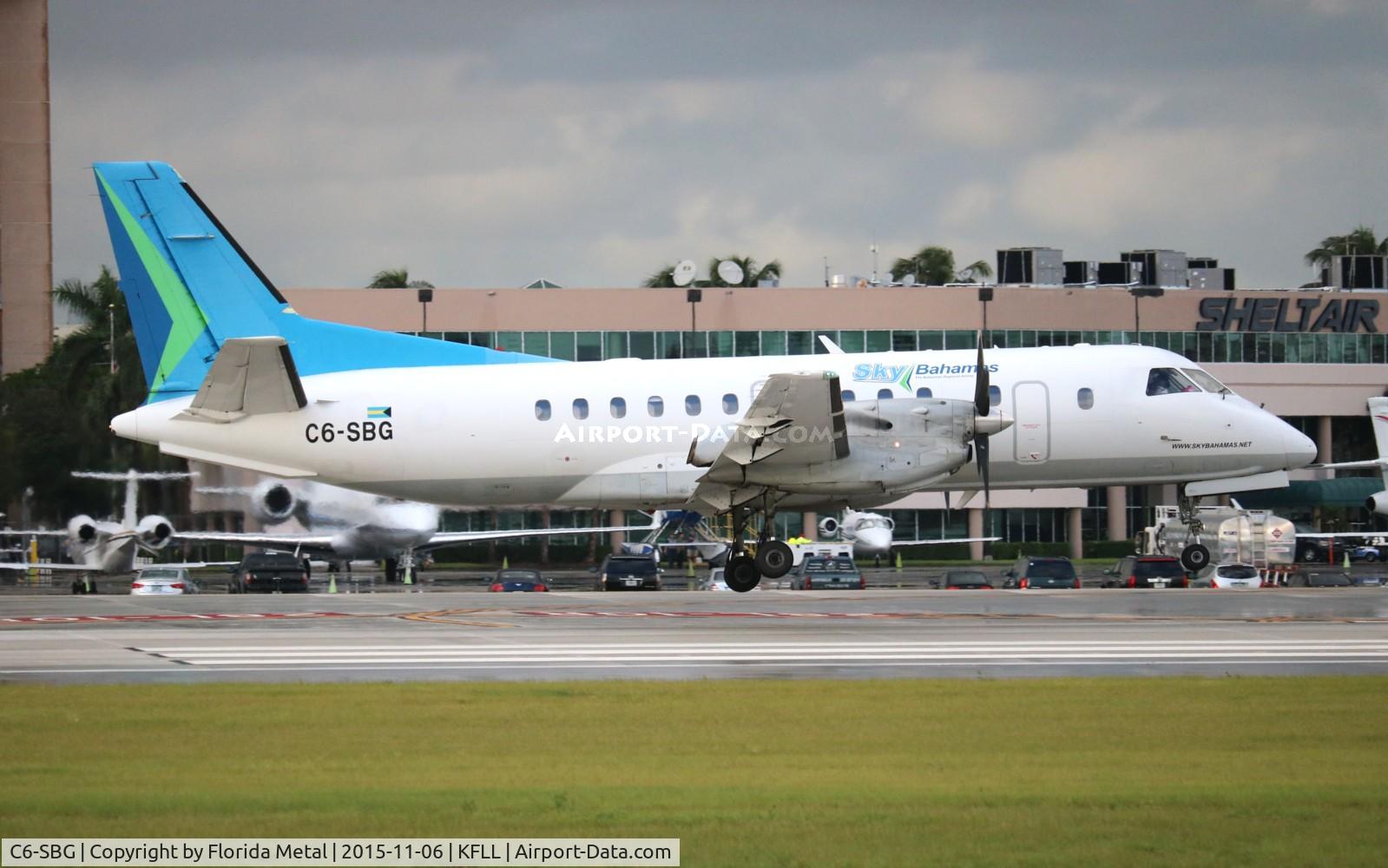C6-SBG, 1988 Saab 340A C/N 340A-110, Sky Bahamas