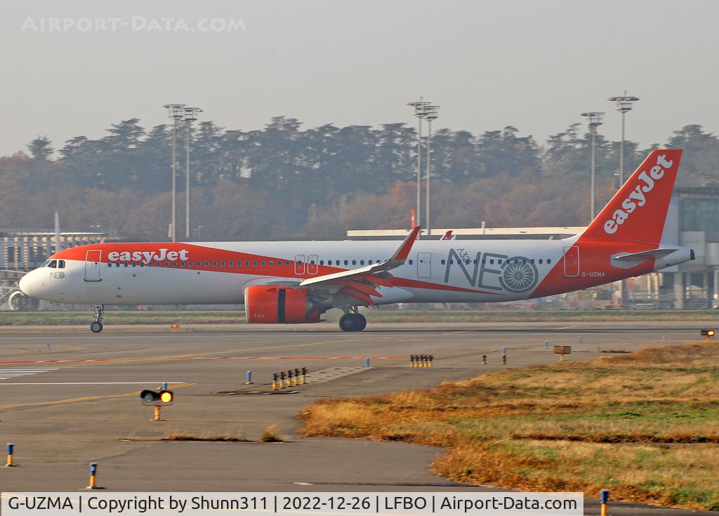 G-UZMA, 2018 Airbus A321-251NX C/N 8314, Landing rwy 14R in special c/s