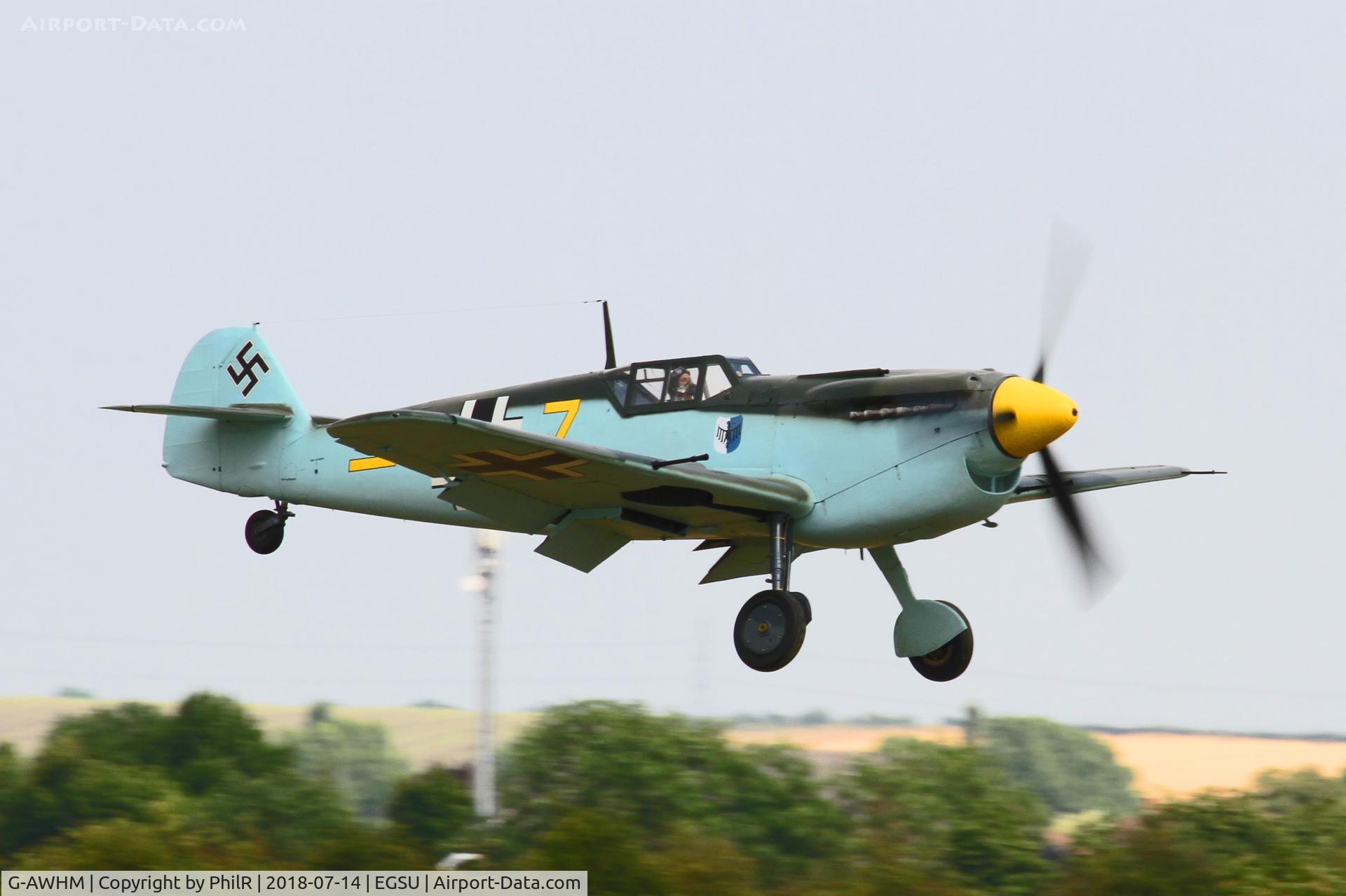 G-AWHM, 1958 Hispano HA-1112-M1L Buchon C/N 187, 7 (G-AWHM) 1958 HA 1112 M1L Buchon Flying Legends Duxford