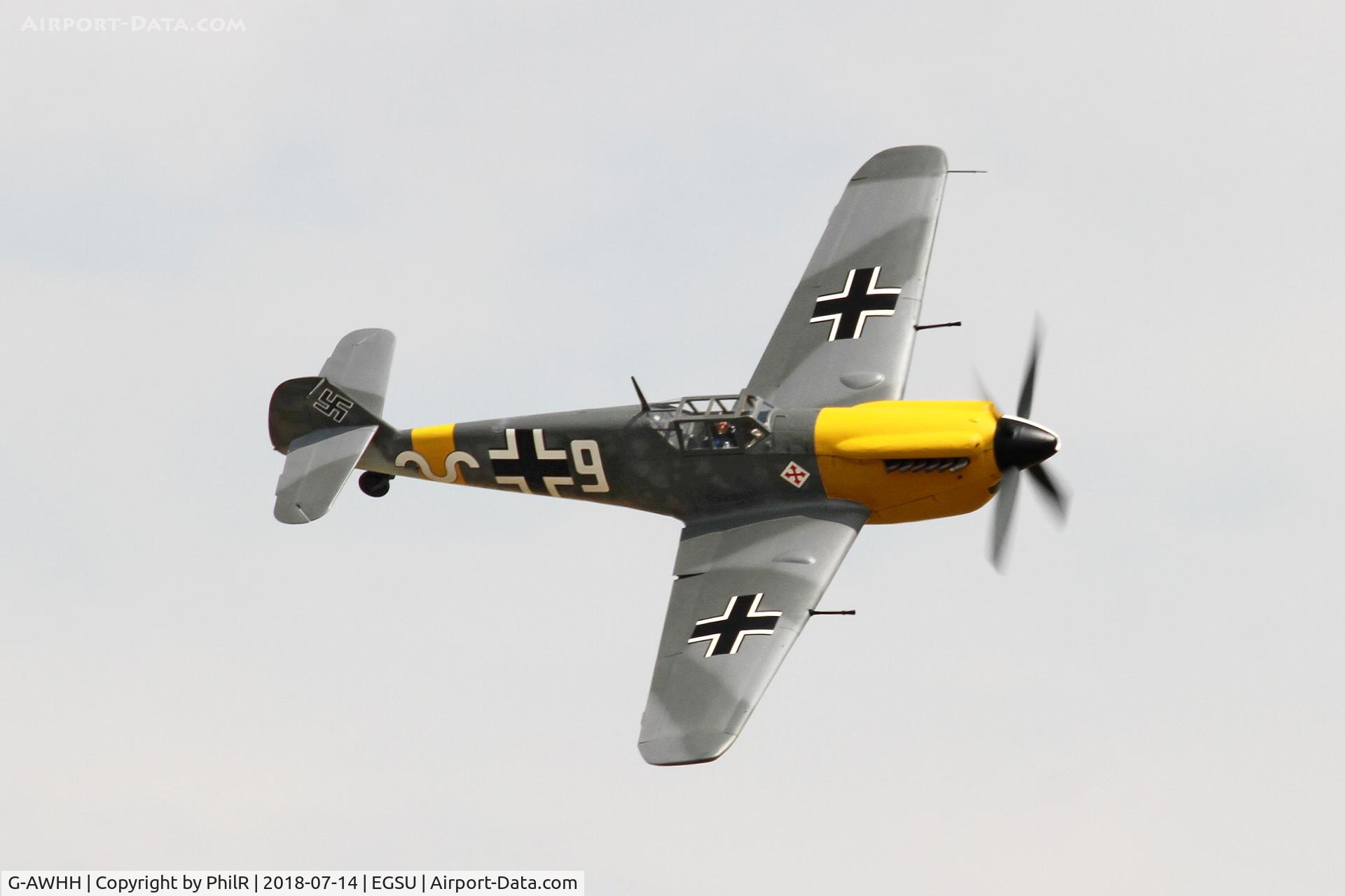 G-AWHH, 1958 Hispano HA-1112-M1L Buchon C/N 145, 9 (G-AWHH) 1958 HA 1112 Buchon M1L Flying Legends Duxford