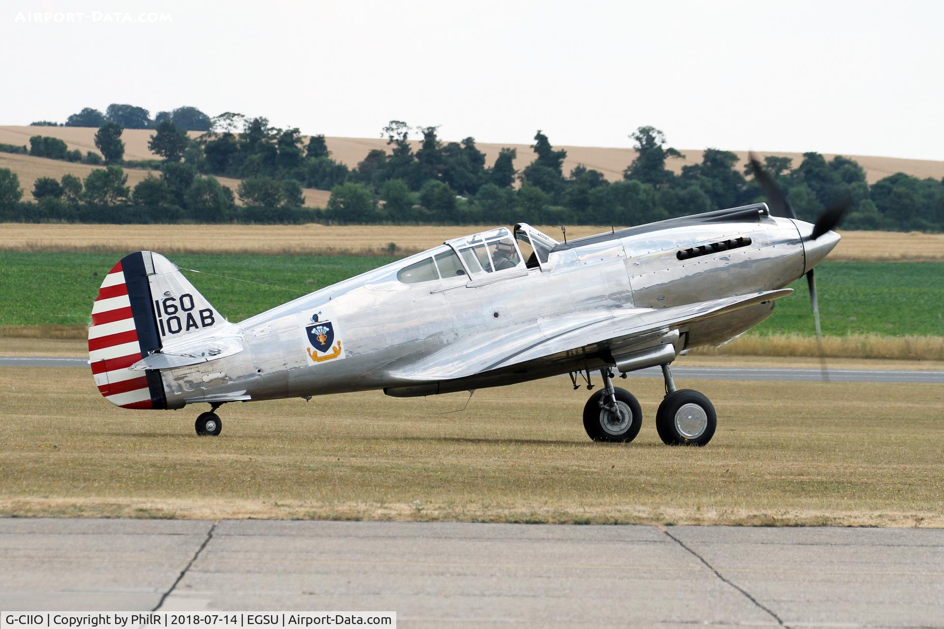 G-CIIO, 1941 Curtiss P-40C Warhawk C/N 16161, 41-13357 (G-CIIO N80FR) 1941 Curtiss P-40C Warhawk llb Flying Legends Duxford