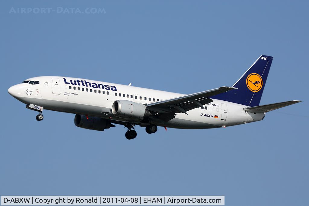 D-ABXW, 1989 Boeing 737-330 C/N 24561, at spl