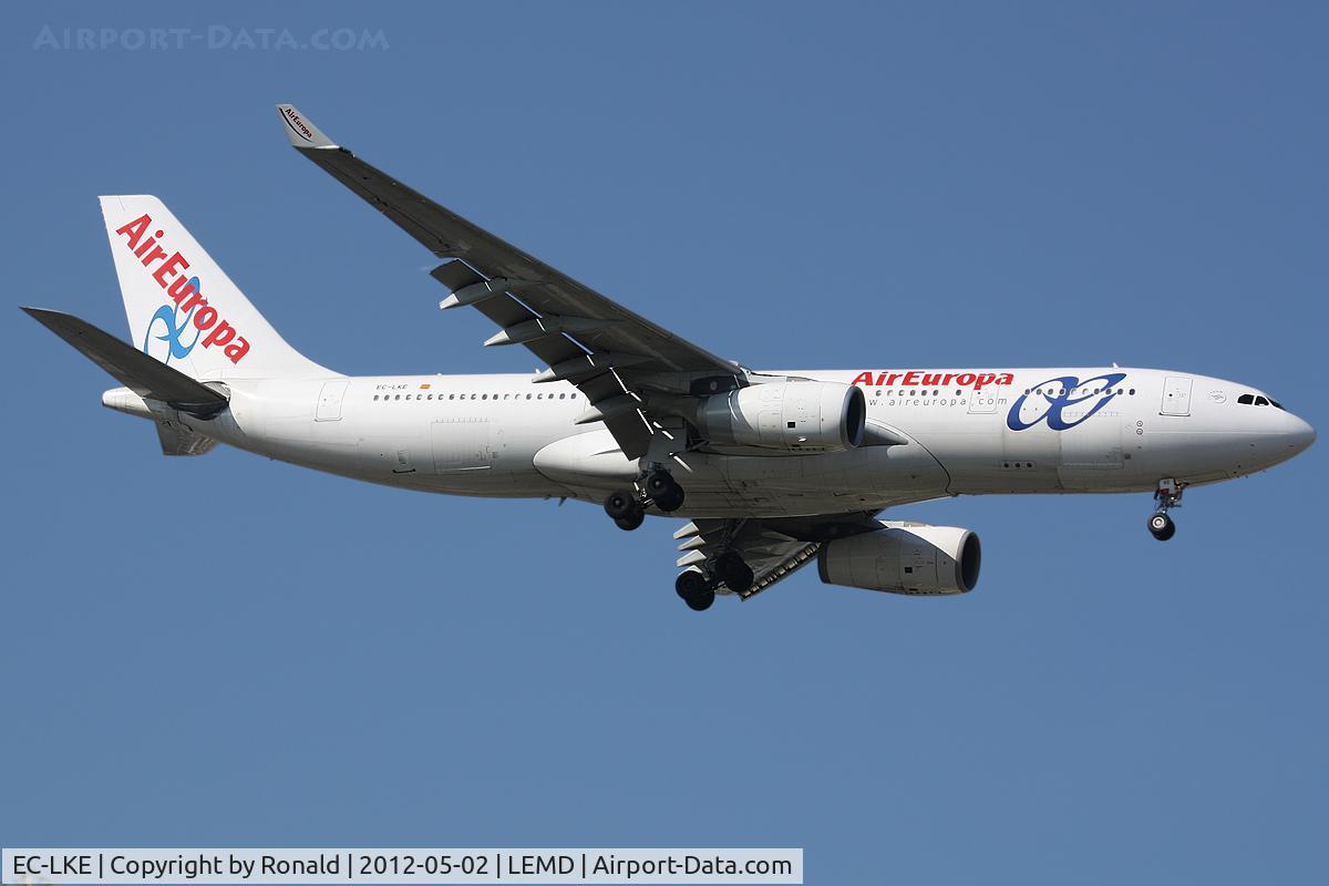 EC-LKE, 2002 Airbus A330-243 C/N 461, at mad