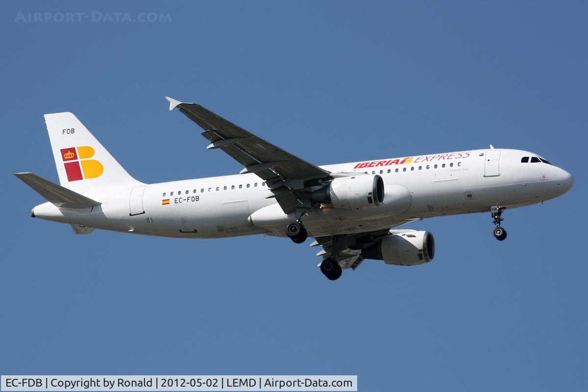 EC-FDB, 1991 Airbus A320-211 C/N 173, at mad