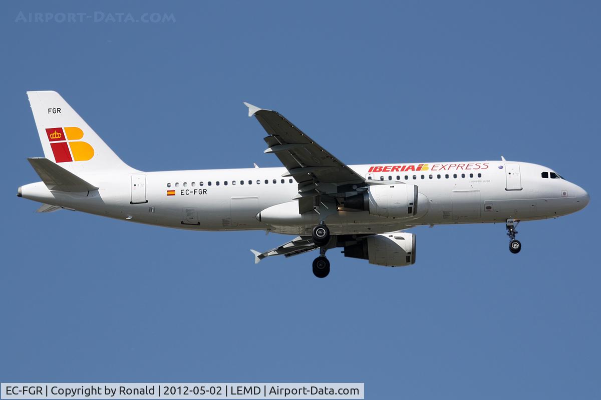 EC-FGR, 1991 Airbus A320-211 C/N 0224, at mad