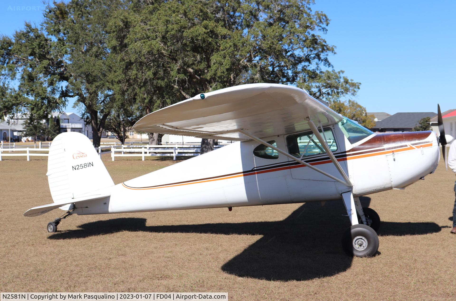 N2581N, 1947 Cessna 140 C/N 12841, Cessna 140