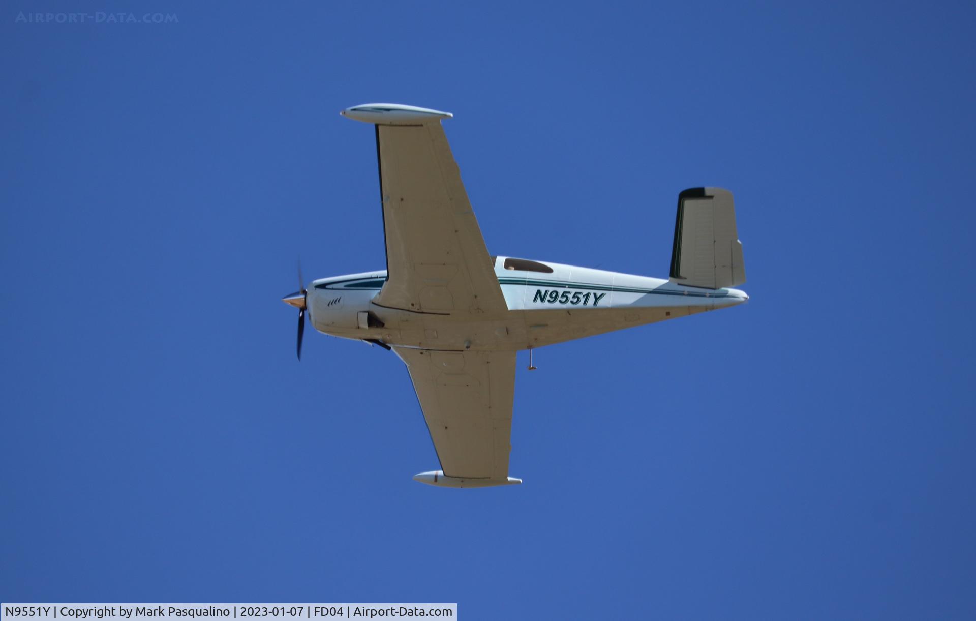 N9551Y, 1962 Beech P35 Bonanza C/N D-7028, Beech P35