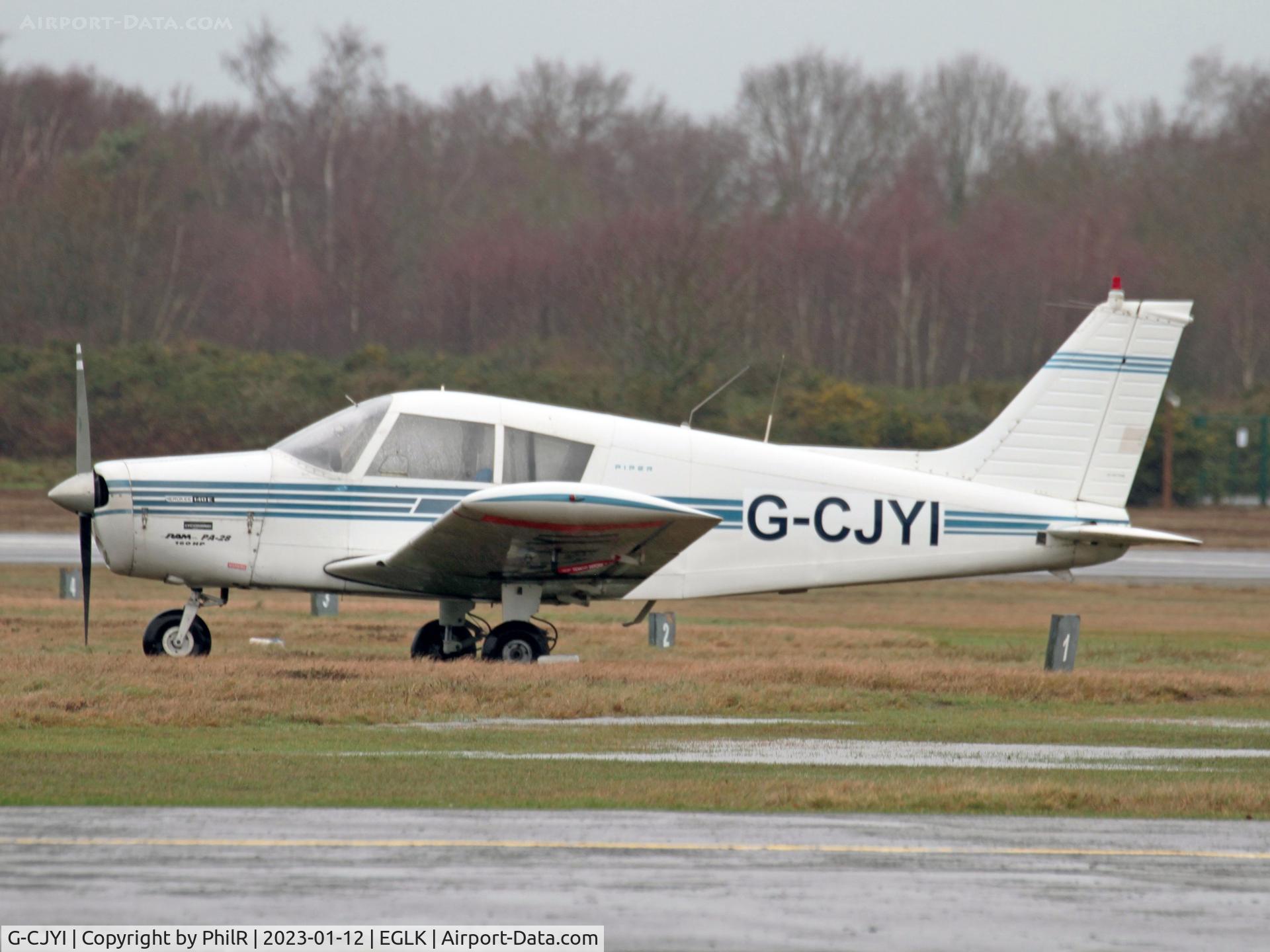 G-CJYI, 1971 Piper PA-28-140 Cherokee C/N 28-7225145, G-CJYI 1971 Piper PA-28 Cherokee Blackbushe