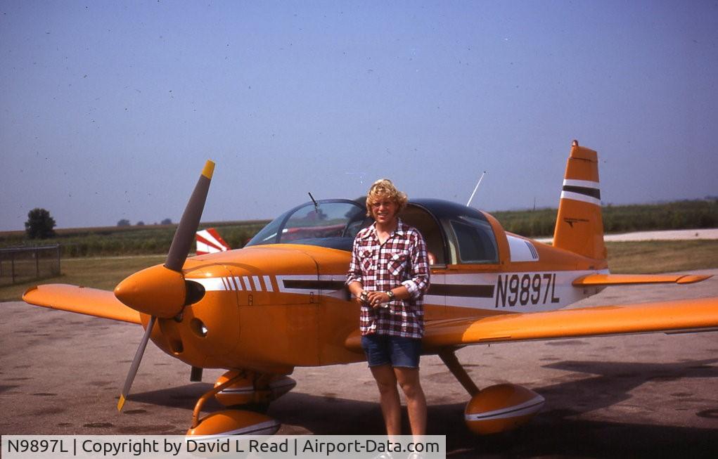 N9897L, 1974 Grumman American AA-1B Trainer C/N AA1B-0497, Flew this airplane during my pilot training in 1974 and 1975 at Rochelle, IL municipal airport.