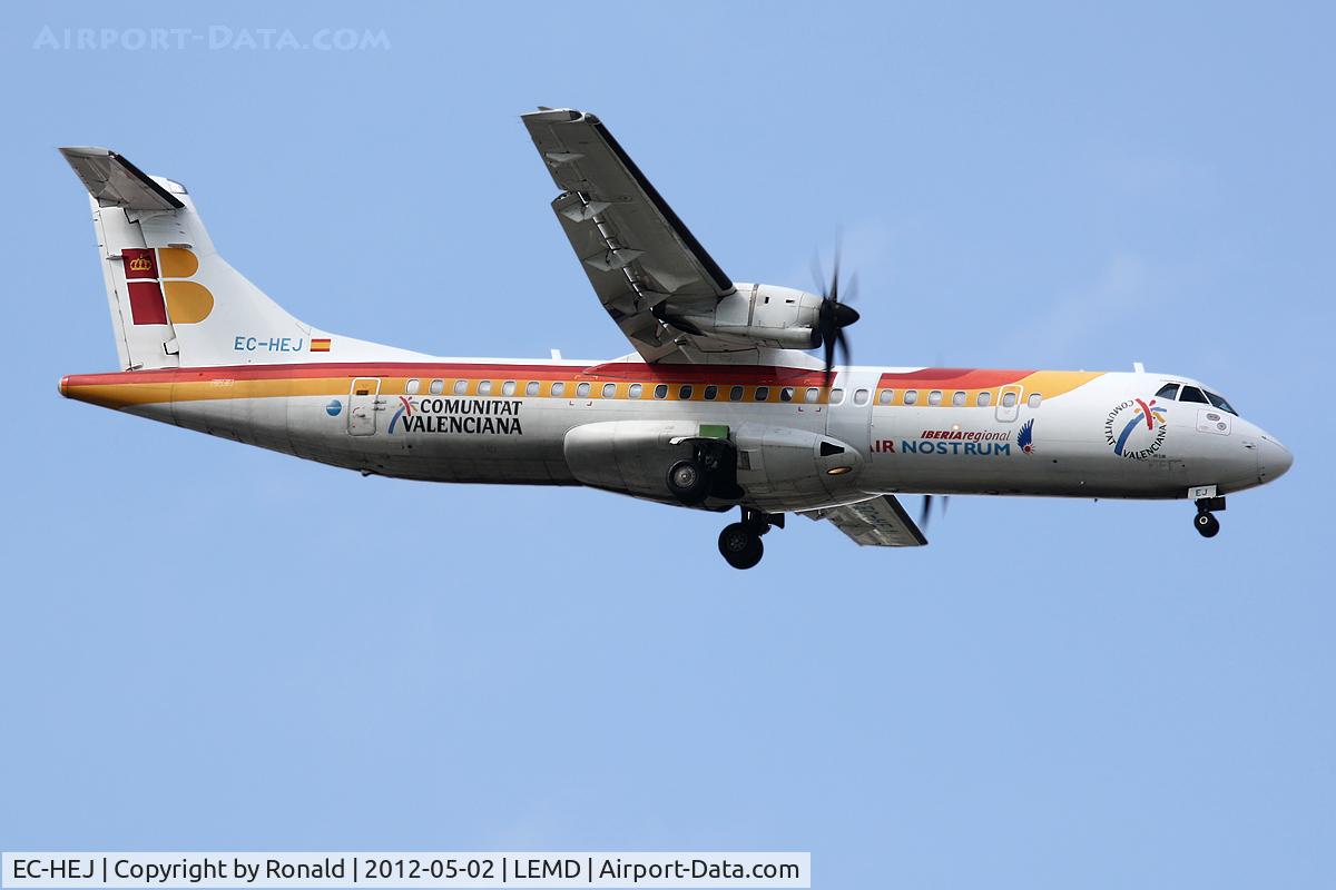 EC-HEJ, 1998 ATR 72-212A C/N 565, at mad