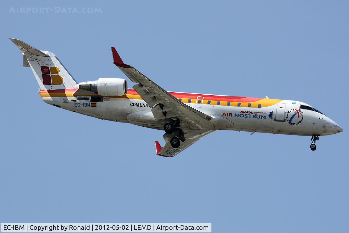 EC-IBM, 2001 Bombardier CRJ-200ER (CL-600-2B19) C/N 7591, at mad