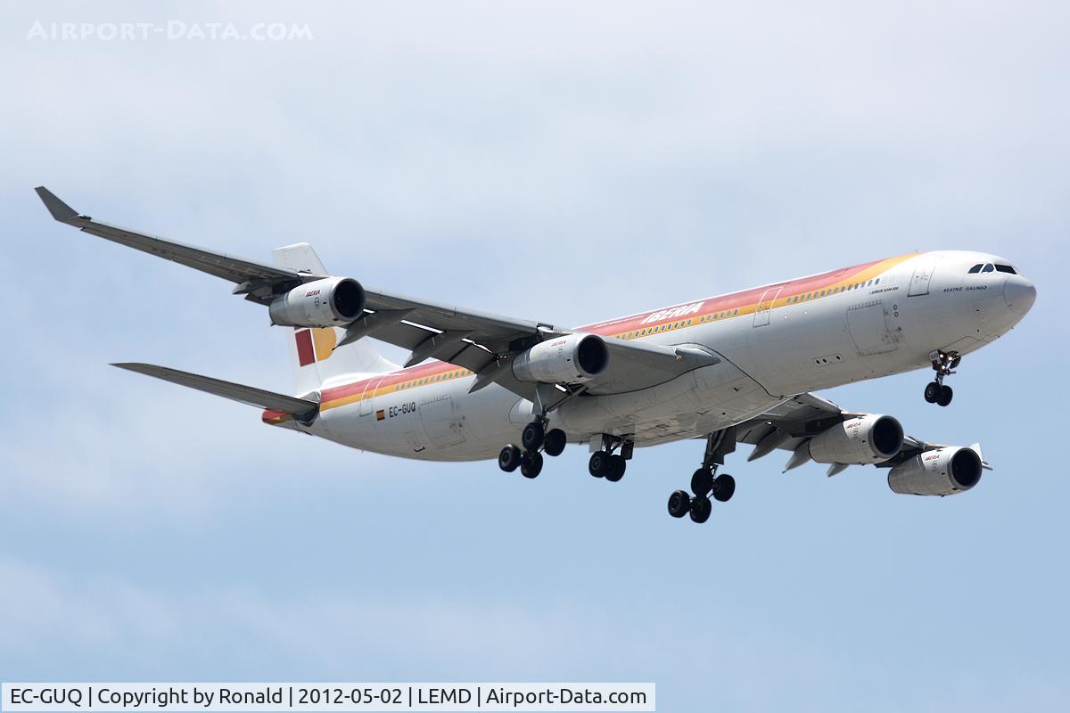 EC-GUQ, 1998 Airbus A340-313X C/N 221, at mad