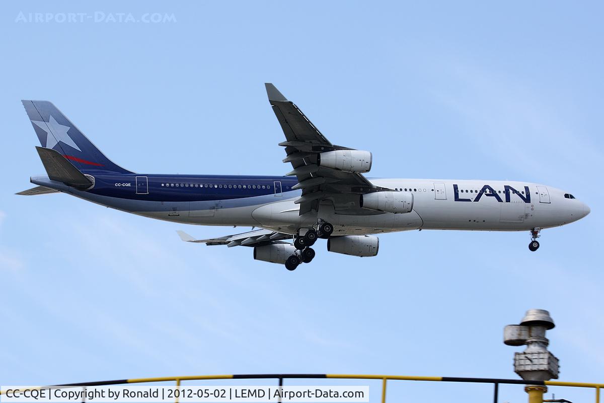 CC-CQE, 2001 Airbus A340-313X C/N 429, at mad