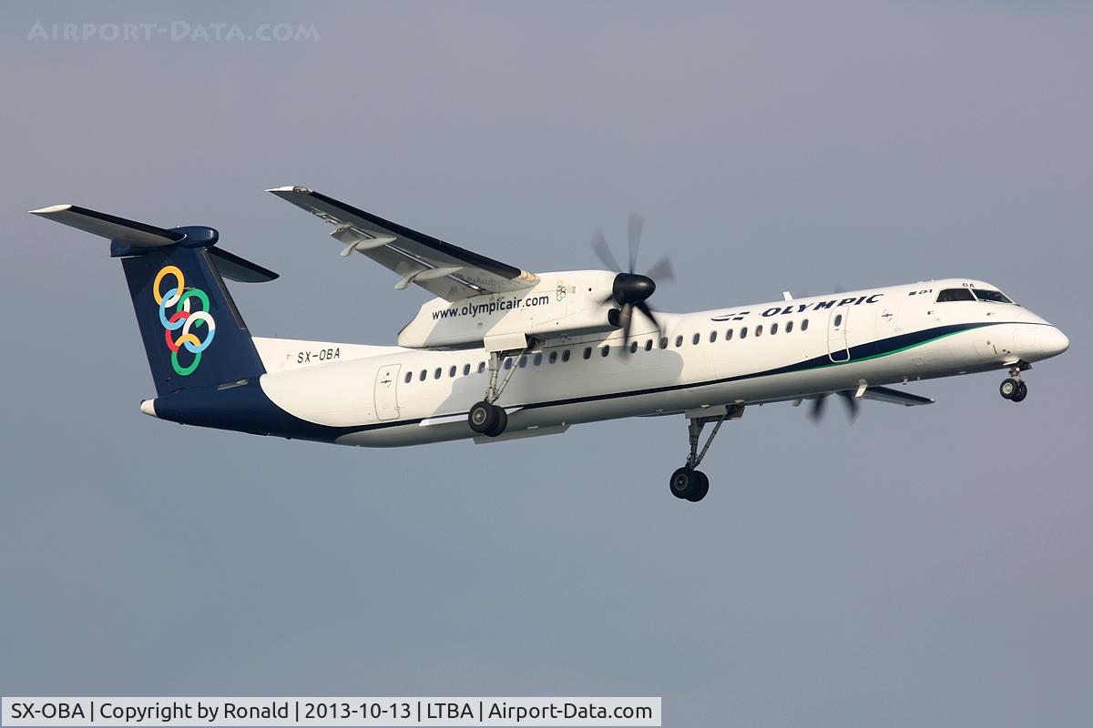 SX-OBA, 2009 De Havilland Canada DHC-8-402Q Dash 8 C/N 4267, at ist