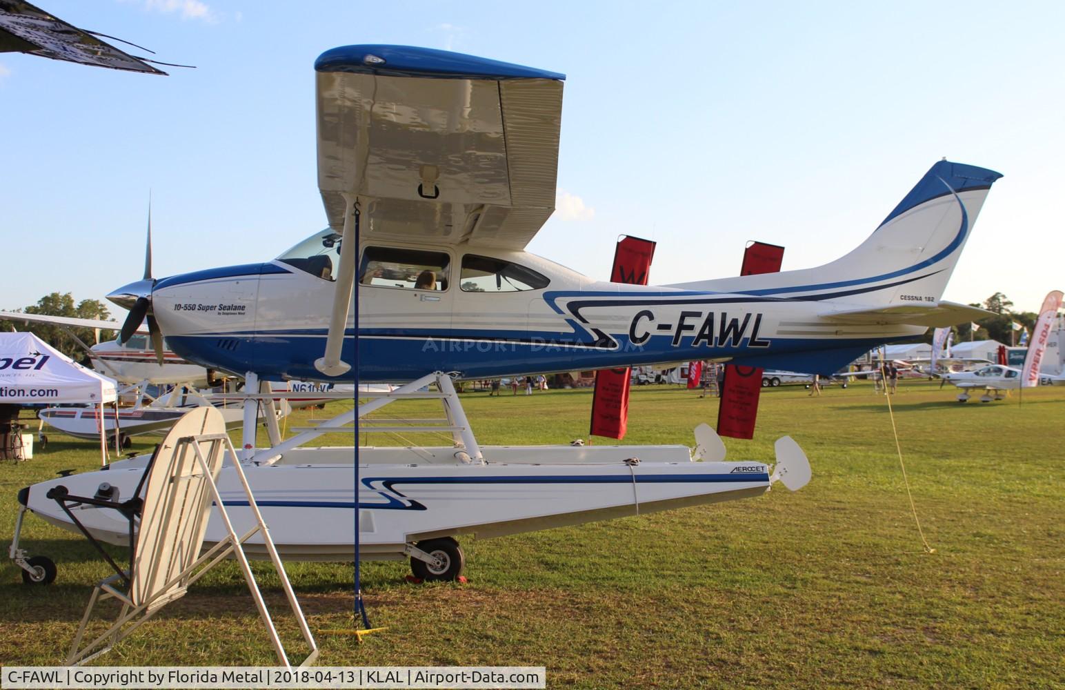 C-FAWL, 1986 Cessna 182R Skylane C/N 18268547, Cessna 182R (on floats) zx
