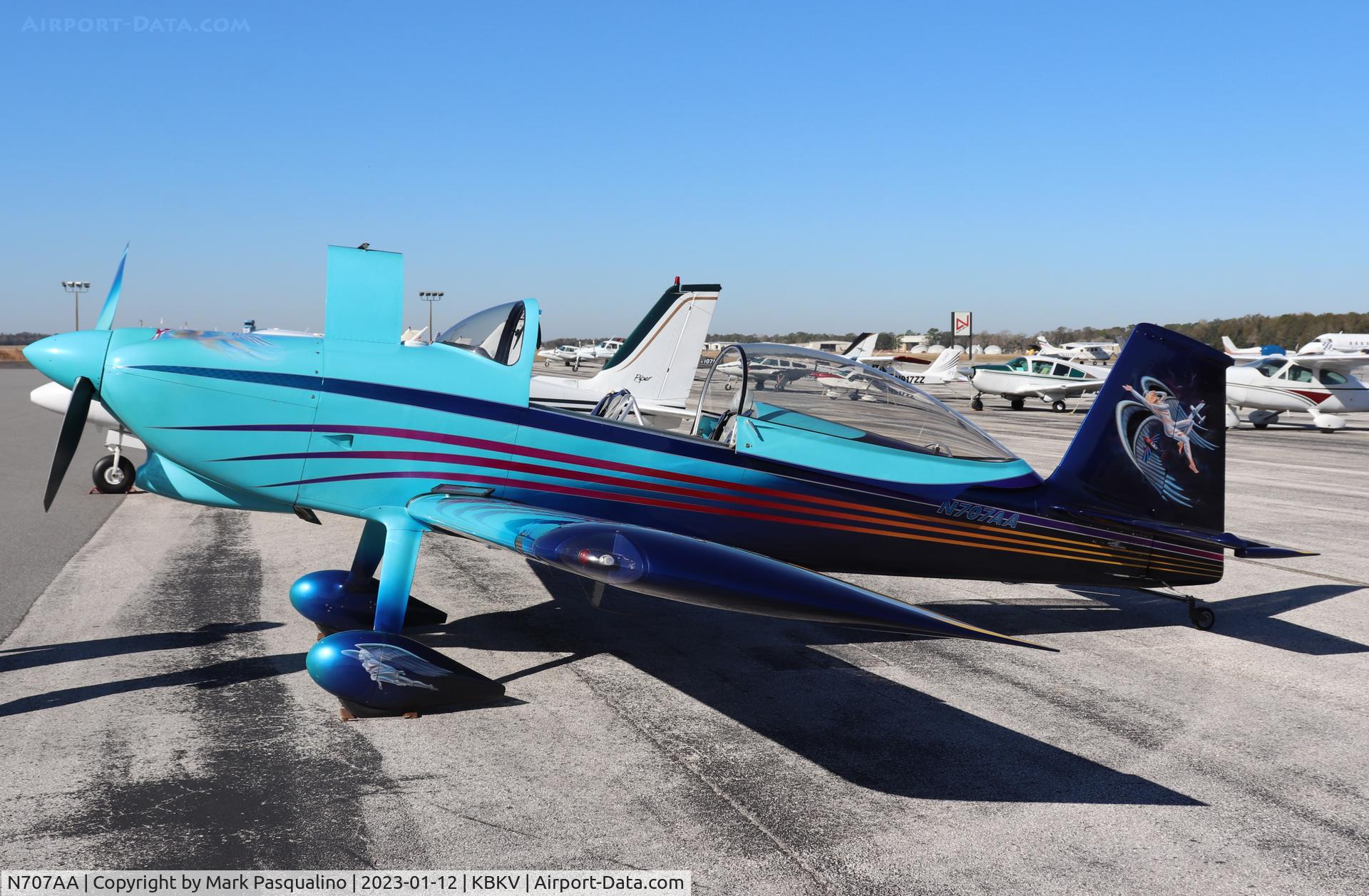 N707AA, 2012 Vans RV-8 C/N 80481, Vans RV-8
