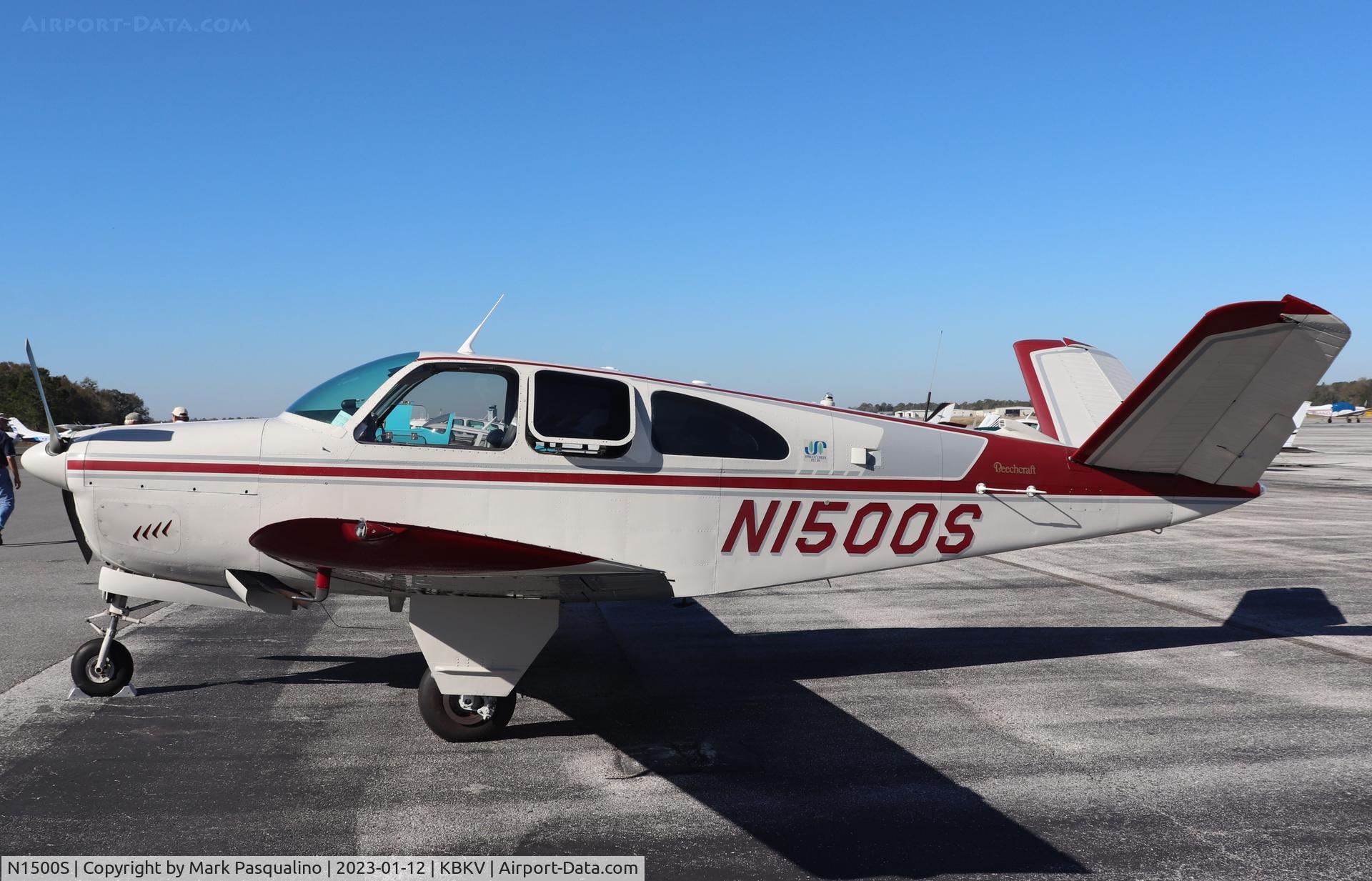 N1500S, 1961 Beech P35 Bonanza C/N D-6897, Beech P35