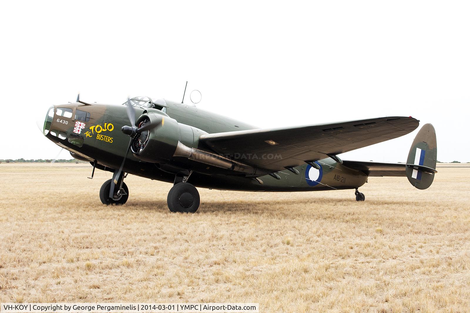 VH-KOY, 1939 Lockheed Hudson IVA C/N 6041, Airshow.