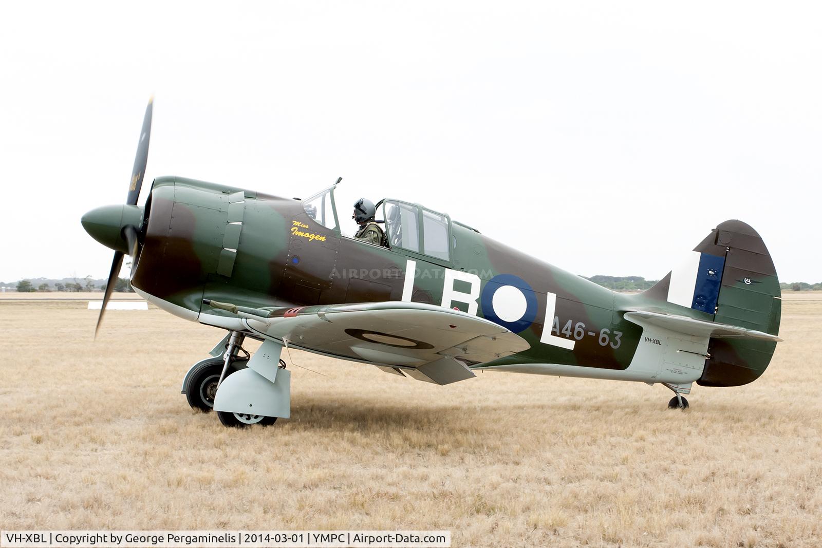 VH-XBL, Commonwealth CA-12 Boomerang C/N 886, Airshow.