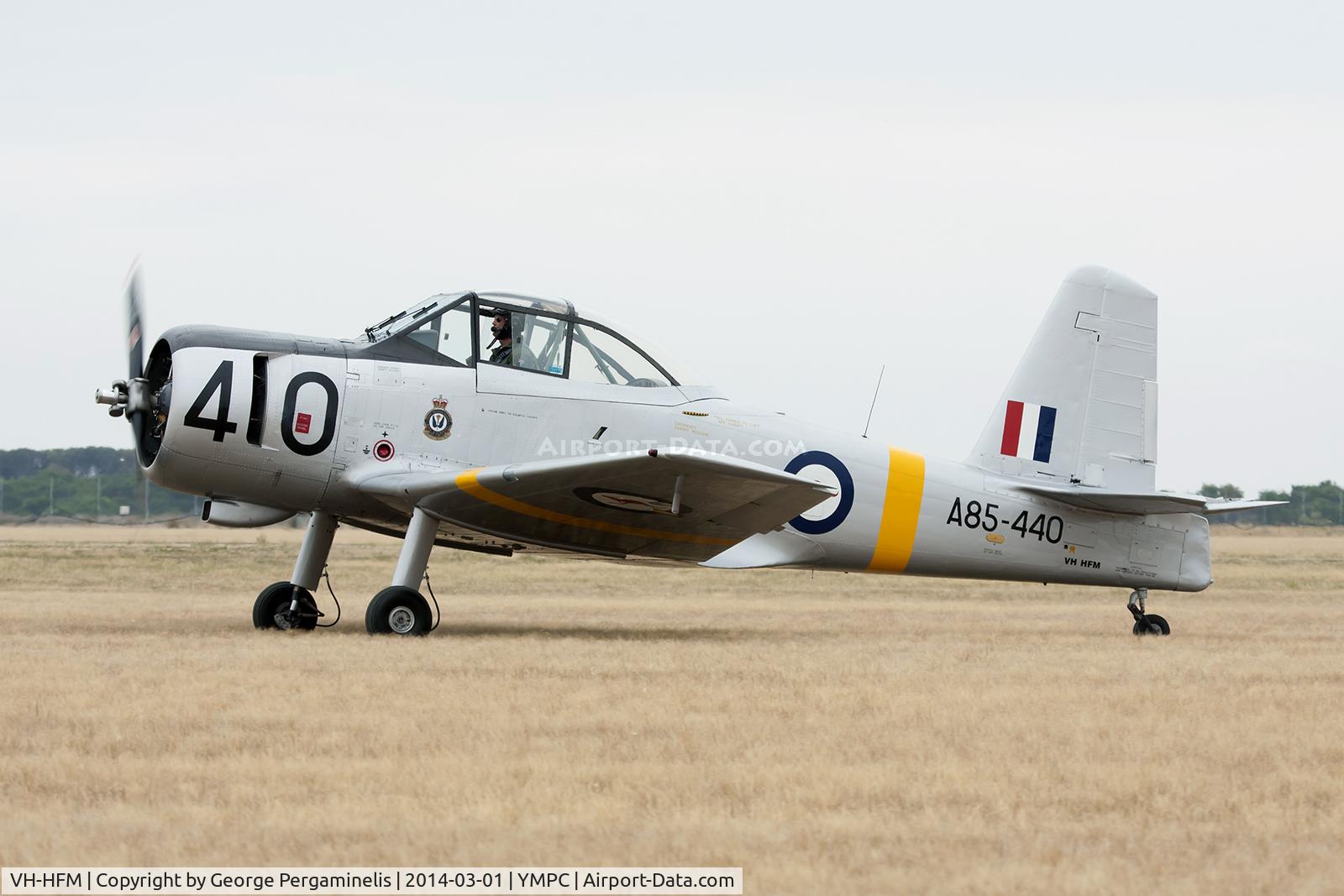 VH-HFM, 1950 Commonwealth CA-25 Winjeel C/N CA25-40, Airshow.