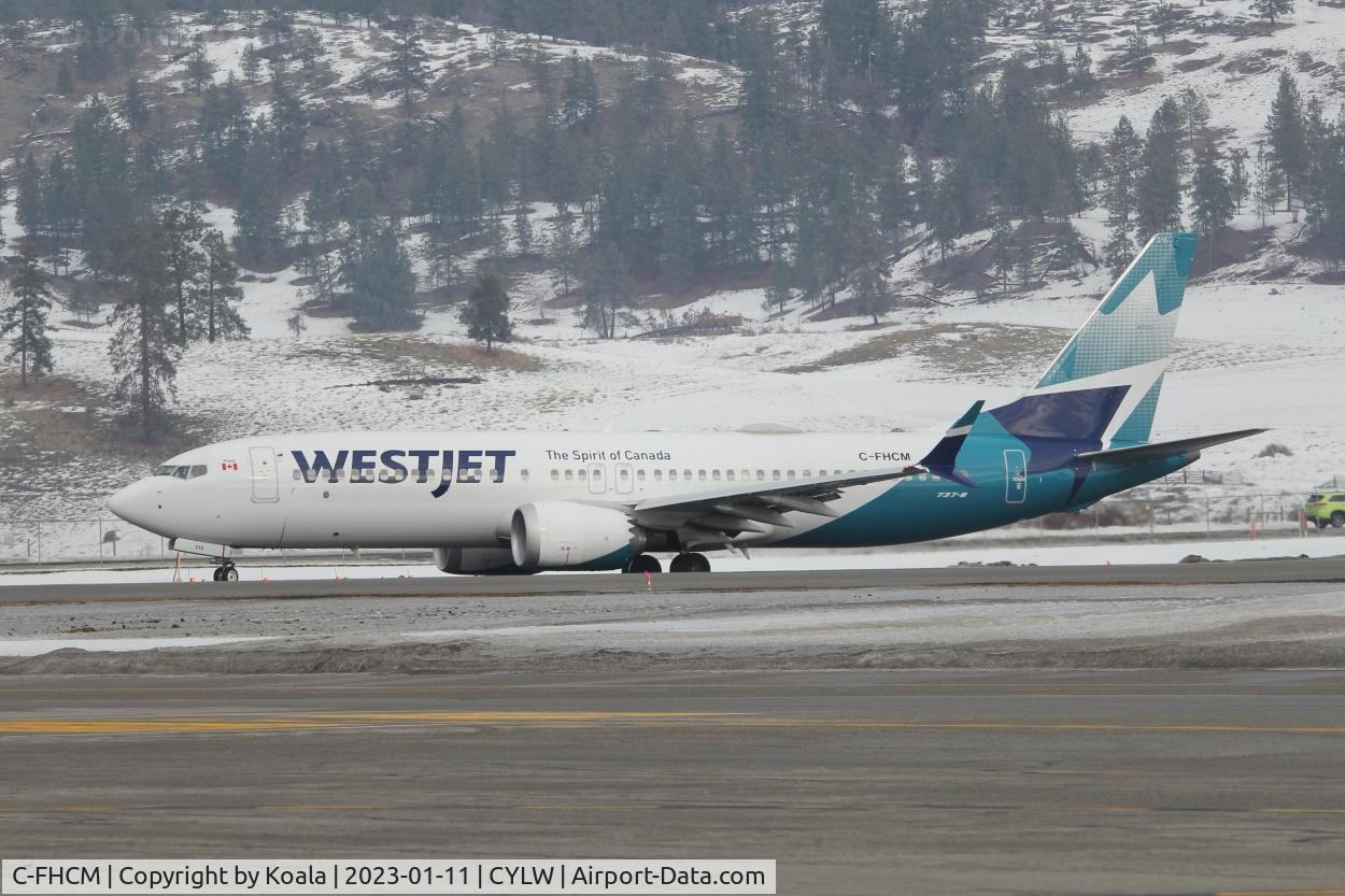 C-FHCM, 2019 Boeing 737-8MAX C/N 43796, Departure to Phoenix.