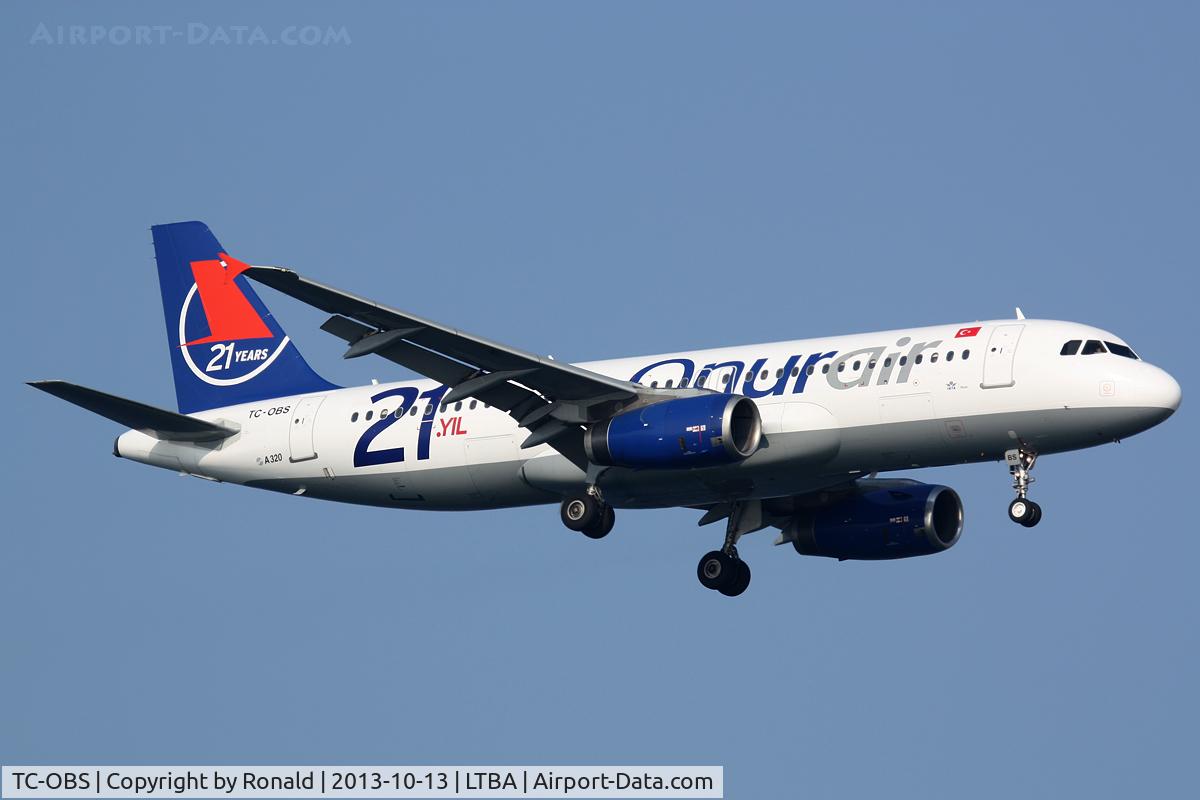 TC-OBS, 1997 Airbus A320-232 C/N 543, at ist
