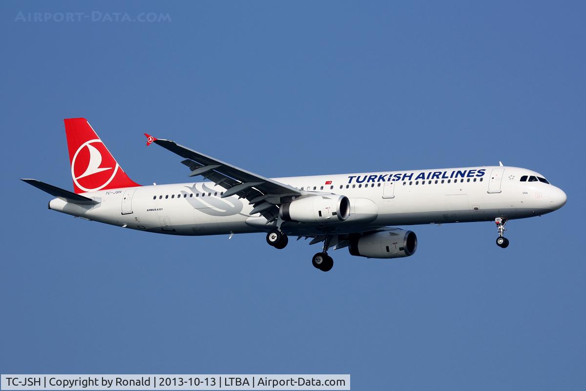 TC-JSH, 2013 Airbus A321-231 C/N 5546, at ist