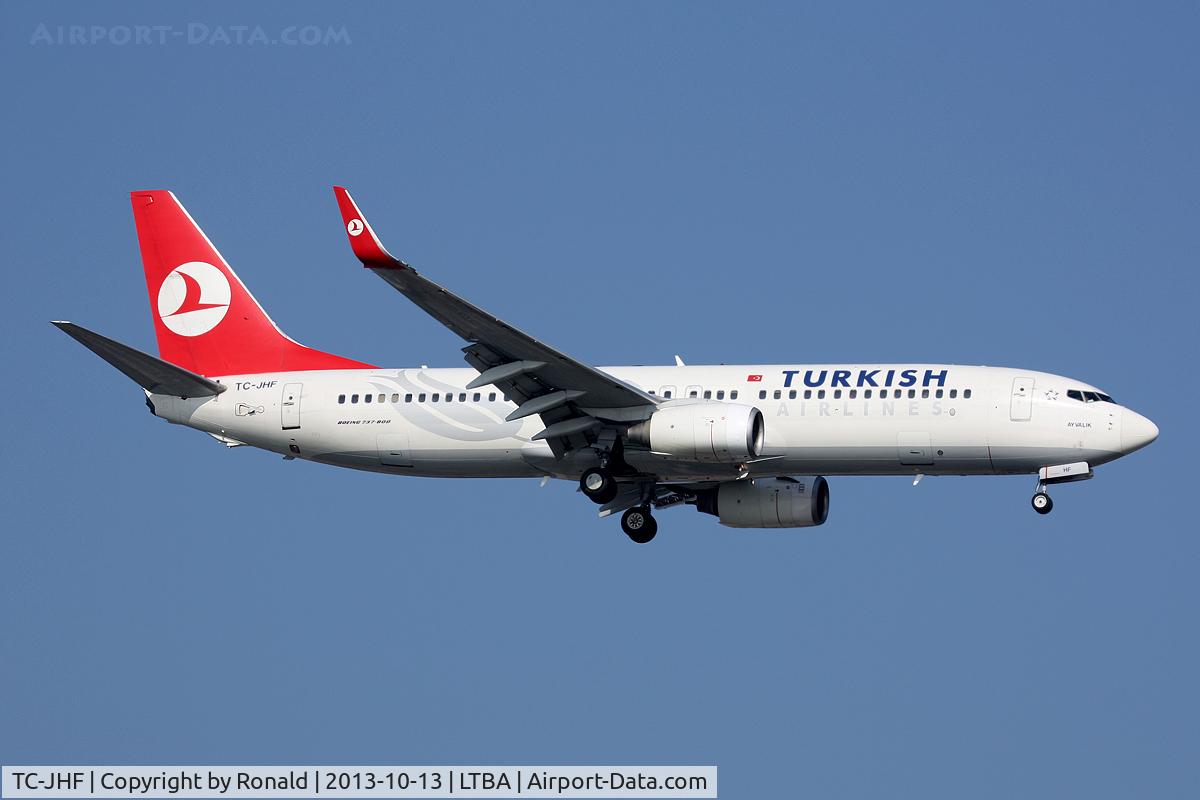 TC-JHF, 2008 Boeing 737-8F2 C/N 35745, at ist