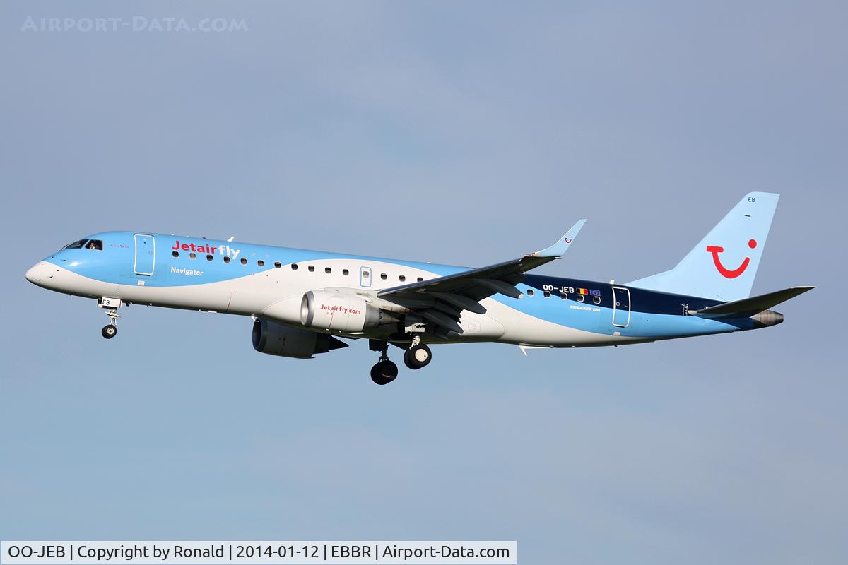 OO-JEB, 2013 Embraer 190STD (ERJ-190-100STD) C/N 19000607, at bru