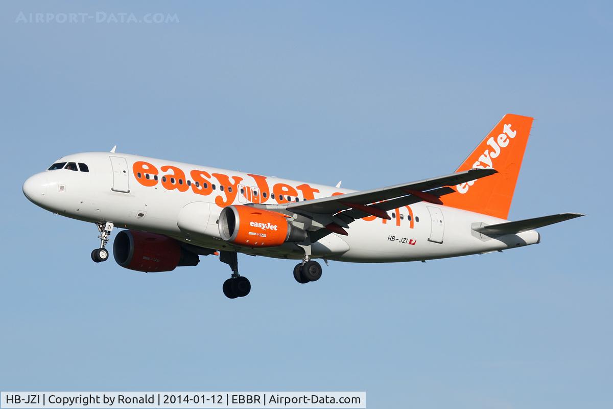 HB-JZI, 2004 Airbus A319-111 C/N 2245, at bru