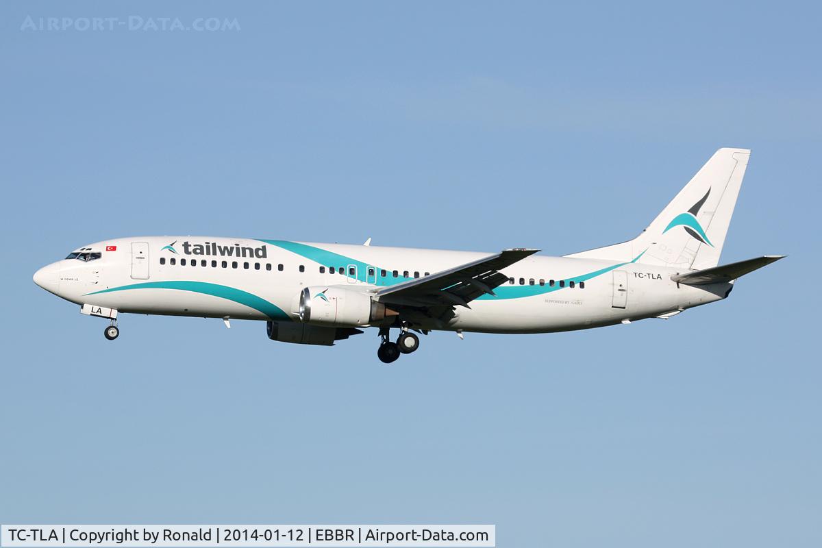 TC-TLA, 1993 Boeing 737-4Q8 C/N 25107, at bru