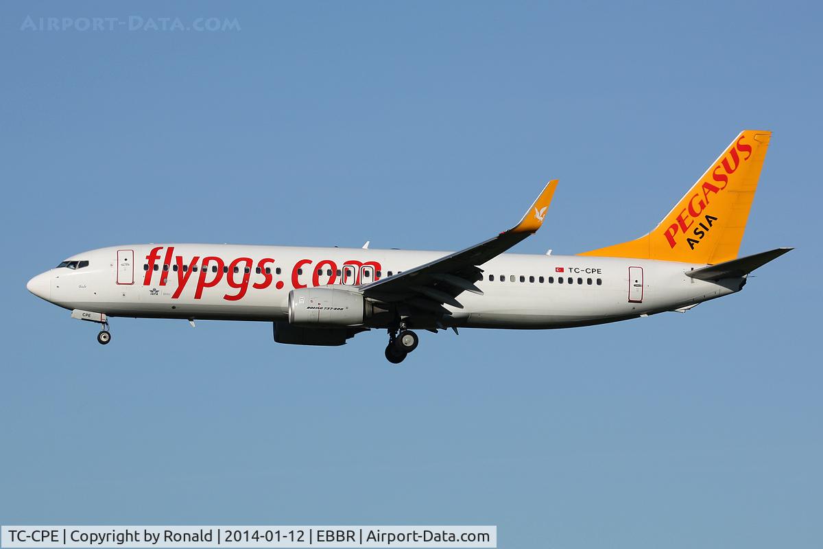 TC-CPE, 2012 Boeing 737-82R C/N 38178, at bru