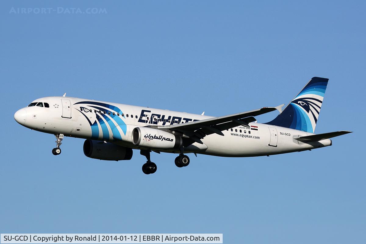 SU-GCD, 2003 Airbus A320-232 C/N 2094, at bru